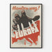 Vintage plakat propagandowy „Handen weg! Europa” - Retro dekoracja ścienna
