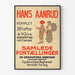 Plakat Vintage Hans Aanrud - Kolekcja Literatury Norweskiej