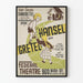 Plakat vintage Hansel i Gretel - Marionetki teatru Federal Theatre