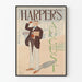 Plakat Vintage Harper's August do elegijnej dekoracji ściennej