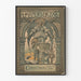 Plakat vintage Harper's Bazaar na Boże Narodzenie 1889 - Klasyczna dekoracja ścienna