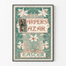 Plakat dekoracyjny vintage Harper's Bazar Wielkanoc z kwiatami narcyza