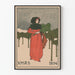 Plakat vintage Harper's Bazar na Boże Narodzenie 1894 dekoracja ścienna