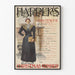 Plakat vintage Harper's Christmas Number do dekoracji ściennych