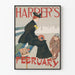 Vintage plakat Harper's Magazine luty 1894 - dekoracja ścienna retro