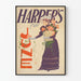 Plakat Vintage Harper's na czerwcowy styl wiktoriański