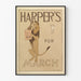 Plakat vintage Harper's March z lwem i jagnięciem
