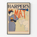 Plakat vintage Harper's May - Elegancka i rustykalna ilustracja