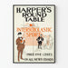 Plakat vintage Harper's Round Table Sport Interszkolny