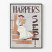 Plakat vintage wykład kobiecy Harper's we wrześniu