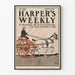 Plakat vintage Harper's Weekly Nowy Jork 1900 - Retro dekoracja ścienna