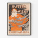 Plakat vintage Harper's Weekly Boże Narodzenie 1894