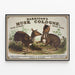 Plakat vintage dekoracja ścienna Musk Cologne Harrison's — oprawiony obraz na ścianie