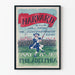 Plakat vintage Harvard - Coroczne spotkanie klubów Harvard w Filadelfii