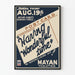 Plakat vintage teatr Mayan „Having Wonderful Time” - Retro dekoracja ścienna