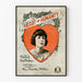 Plakat vintage Heart of Humanity dekoracyjny