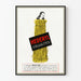 Plakat reklamowy vintage Hederyl Cellulites Vintage