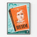 Plakat vintage filmu Heidi z Shirley Temple