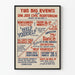Plakat vintage wydarzenie teatr i taniec San Jose Civic Auditorium