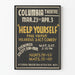 Plakat Teatr Vintage Help Yourself Paul Vulpius