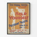 Plakat vintage teatr Help Yourself dekoracja ścienna
