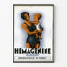 Plakat vintage Hémagenine Giraud - Ilustracja matki i dziecka