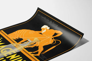 Plakat vintage Hémagénine Giraud dekoracja ścienna