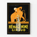 Plakat vintage Hémagénine Giraud dekoracja ścienna