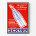 Plakat vintage HEMOLUOL regulator krążenia żylnego