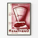 Plakat vintage medyczny Hepathemo ciężkie anemie