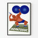 Plakat vintage Hepatosuc Force i witalność