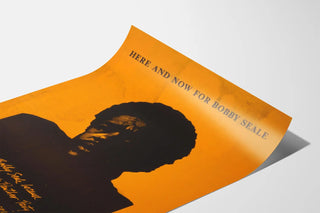 Plakat Vintage Here and Now dla Bobby'ego Seale