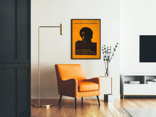 Plakat Vintage Here and Now dla Bobby'ego Seale