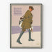 Plakat vintage Hermann Scherrer Sporting Tailor Monachium dekoracyjny