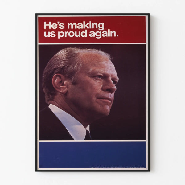 Plakat vintage portret lidera z inspirującym hasłem