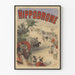 Plakat vintage Hipodrom – Retro dekoracja ścienna z motywem jeździeckim