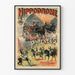 Plakat vintage Hipodrom w Pirenejach - Pantomima na wielki spektakl