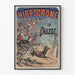 Plakat Hipodrom La Chasse - Vintage'owa dekoracja ścienna jeździecka