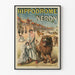 Plakat vintage Hipodrom Neron dekoracja ścienna historyczna