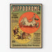 Plakat vintage hipodrom 1884 - Dekoracja ścienna jeździecka