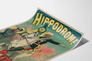 Plakat Hipodrom Skobeleff - Vintage'owa dekoracja ścienna z motywem jeździeckim