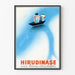 Plakat vintage Hirudynaza dla dobrego krążenia krwi