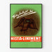 Plakat vintage Hista-Liniment Beytout na bóle i reumatyzm