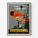 Vintage plakat reklamowy Histogénol, silny środek rekonstruujący