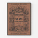 Plakat Vintage Historia Ilustrowana sześciu lat wojny i rewolucji 1870-76