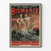Plakat Vintage Historia Publiczna i Prywatna Hrabiego Bismarcka