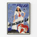 Plakat vintage Honolulu Lu - Retro dekoracja ścienna kino