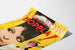 Plakat vintage filmowy Hoppla Clara Bow Art Déco