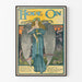Plakat vintage Hope On z aniołem i światłem