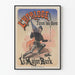 Plakat dekoracyjny vintage Zegar Major Burk
